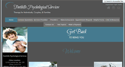 Desktop Screenshot of foothillspsych.com